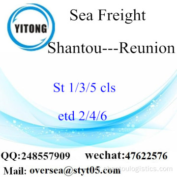 Consolidation LCL de Shantou Port à la Réunion